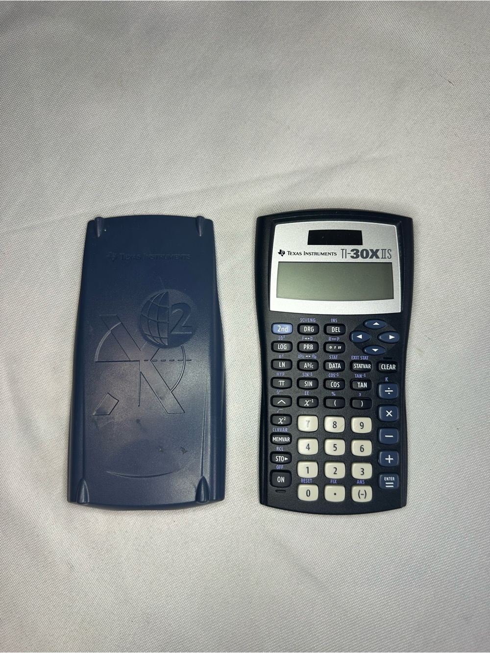 Texas Instruments TI-30X IIS Calculator in Navy and Light Gray